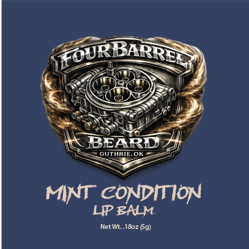 mens matte lip balm label, Mint Condition
